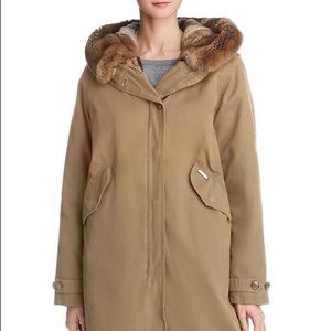Woolrich Literary Eskimo Fur-trimmed Parka